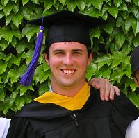 Brian Morgan after graduating from the College of the Holy Cross
