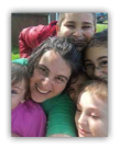 Dessi Jackson with her children